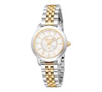 Just Cavalli Animalier Jc1l333 Allegra - Orologio Da Polso Da Donna Al Quarzo Moda Bracciale E Cassa In Acciaio Inox Di Colore Grigio Quadrante Analogico Grigio - JC1L333M0055