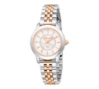 Just Cavalli Animalier Jc1l333 Allegra - Orologio Da Polso Da Donna Al Quarzo Moda Bracciale E Cassa In Acciaio Inox Di Colore Oro Quadrante Analogico Grigio - JC1L333M0065