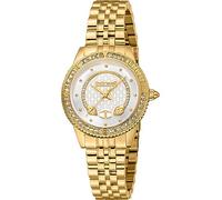 Just Cavalli Animalier Neive - Orologio da polso donna elegante moda al quarzo giapponese con pietre e due teste di serpente sul quadrante - JC1L275M0045