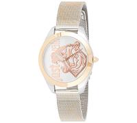 Just Cavalli Animalier Pantera - Orologio da polso da donna al quarzo moda bracciale e cassa in acciaio inox di colore grigio display analogico grigio - JC1L210M0075