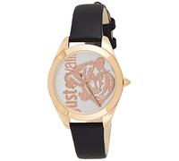 Just Cavalli Orologio Donna Animale JC1L210 Pantera – Quarzo 32 mm, cassa inox, cinturino pelle nero