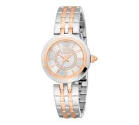 Just Cavalli Animalier Preziosa - Orologio Da Polso Da Donna Al Quarzo Moda Bracciale E Cassa In Acciaio Inox Di Colore Grigio Quadrante Analogico Grigio - JC1L314M0095