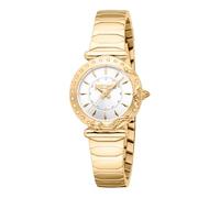 Just Cavalli Animalier Stella Snake - Orologio Da Polso Da Donna Al Quarzo Moda Bracciale E Cassa In Acciaio Inox Oro Quadrante Analogico Grigio - JC1L363M0045