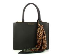 Just Cavalli borsa nera a mano con foulard abbinato