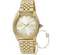 Just Cavalli Brillante SET - Orologio da polso da donna al quarzo moda bracciale e cassa in acciaio inox di colore oro display analogico bianco - JC1L195M0065