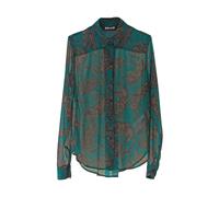 Just Cavalli - Camicia Crepe Leopardi - - Blouses & Shirts - Donna - Multicolore - S