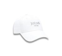 Just Cavalli Cappello uomo in cotone bianco – Taglia unica