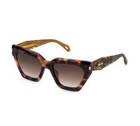 Just Cavalli Occhiali da sole SJC171 0829 Acetato Havana Farfalla 54/19/140 Sfumato Donna
