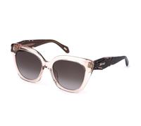 Just Cavalli Donna Just Cavalli SJC172 0T82 Occhiali da sole Acetato Rosa Marrone Farfalla Normale Sfumato