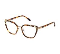 Just Cavalli Donna VJC071 0V34 Montature da vista Metallo Havana Squadrata
