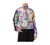 Just Cavalli - Giacca floreale con zip - - Jackets - Donna - Multicolore - S