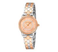 Just Cavalli Glam Chic Daydreamer - Orologio da polso da donna al quarzo Moda bracciale e cassa in Acciaio INOX di colore Oro display analogico oro - JC1L258M0275