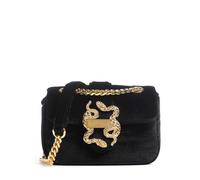 Just Cavalli Iconic Snakes Puffy Borsa a spalla nero, velluti, donna