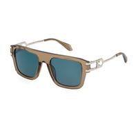 Just Cavalli Sjc096 Sunglasses Beige Blue / CAT3