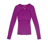 Just Cavalli - Maglia Rib - - Blouses & Shirts - Donna - Viola - XS