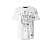 Just Cavalli Maglietta 'BIG HEART' nero / bianco Uomo Just Cavalli M nero / bianco