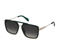 Just Cavalli Occhiali da Sole SJC040 0G61 VERDE TRASPARENTE LUCIDO 58/17/145 Uomo