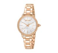 Just Cavalli Animalier Miraggio - Orologio da polso da donna al quarzo moda bracciale e cassa in acciaio inox di colore oro display analogico grigio - JC1L259M0075