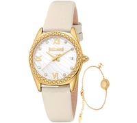 Just Cavalli Orologio Analogico al Quarzo Donna con Cinturino in Pelle JC1L312L0025