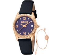 Just Cavalli Orologio Analogico al Quarzo Donna con Cinturino in Pelle JC1L312L0035
