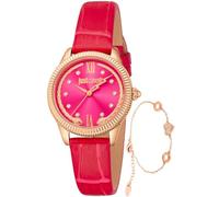Just Cavalli Orologio Analogico al Quarzo Donna con Cinturino in Pelle JC1L315L0035