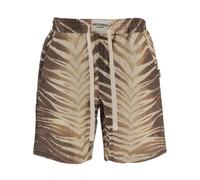 Just Cavalli - Pantaloncini Stampati in Cotone e Lino - -Shorts -Uomo -Multicolore -L