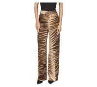 Just Cavalli - Pantalone Reg 751 Tiger Sabbia - - Trousers - Donna - Marrone - S