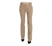 Just Cavalli - Pantaloni Beige in Cotone Dritti - - Trousers - Donna - Beige - L