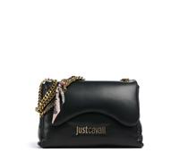 Just Cavalli Puffy Foulard Borsa a spalla nero, pelle sintetica, donna