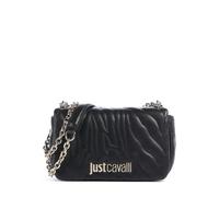 Just Cavalli Quilted Zebra Borsa a spalla nero, pelle sintetica, donna