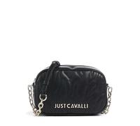 Just Cavalli Quilted Zebra Borsa a tracolla nero, pelle sintetica, donna
