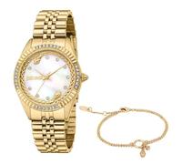 Orologio Just Cavalli JC1L361M0055 da Donna Bianco Antico in Metallo