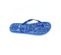 Just Cavalli, ,Shoes ,Uomo ,Blu ,43 EU Infradito Blu con Stampa Logo