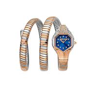 Just Cavalli Signature Snake Glam Evo 7 Doppio - Orologio Da Polso Da Donna Al Quarzo Moda
