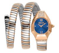 Just Cavalli Signature Snake Lunara - Orologio Da Polso Da Donna Al Quarzo Moda