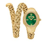 Just Cavalli Signature Snake Twined - Orologio Da Polso Da Donna Al Quarzo Moda