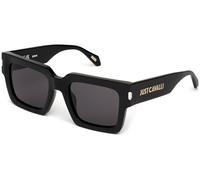 Just Cavalli Unisex SJC108 700F Occhiali da sole Acetato Nero Fumo Squadrata Normale