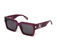 Just Cavalli Sjc108v Occhiali da Sole, 0887 Lilla Glittery Argento Lucido, 53/21/140 Uomo