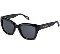 Just Cavalli Donna SJC148 0Z42 Occhiali da sole Iniettato Nero Fumo Squadrata Normale