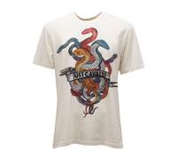 Just Cavalli - Snake Heart T-Shirt - - Tops - Uomo - Bianco - L