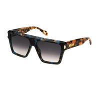 Just Cavalli Sunglasses Sjc032 Brown/Blu Havana 57/15/145 Unisex Adulti Occhiali