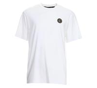 Just Cavalli - T-shirt con applicazione logo - - Tops - Uomo - Bianco - S