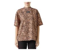 Just Cavalli - T-shirt con stampa leopardata - - Tops - Donna - Multicolore - S