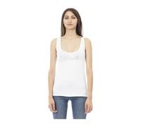 Just Cavalli - Canotta Lunga - - Tops - Donna - Bianco - S