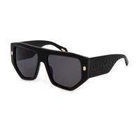 Just Cavalli Unisex SJC097V 700 Occhiali da sole Acetato Nero Fumo Squadrata Normale