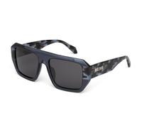 Just Cavalli Unisex SJC101V 0W47 Occhiali da sole Acetato Blu Fumo Squadrata Normale