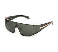 Just Cavalli Unisex SJC113 300 Occhiali da sole Metallo Oro Fumo Maschera Normale