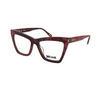 Just Cavalli Occhiali da Vista VJC138 0AHL Squadrata Acetato Avana+Fuxia Lucido 53/17/140 Donna