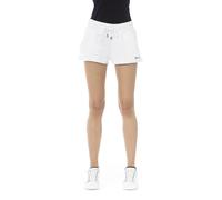 Just Cavalli White Cotton Women's Sweatshorts - XL