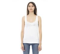 Just Cavalli White Viscose Women Top - L